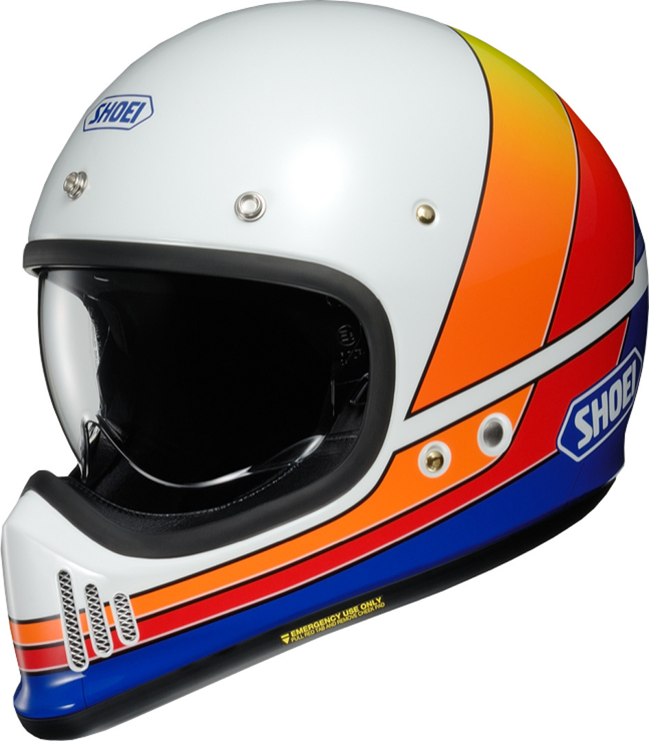 Shoei EX-Zero Equation Kask biały/czerwony/żółty M (57/58) Rysunek 1