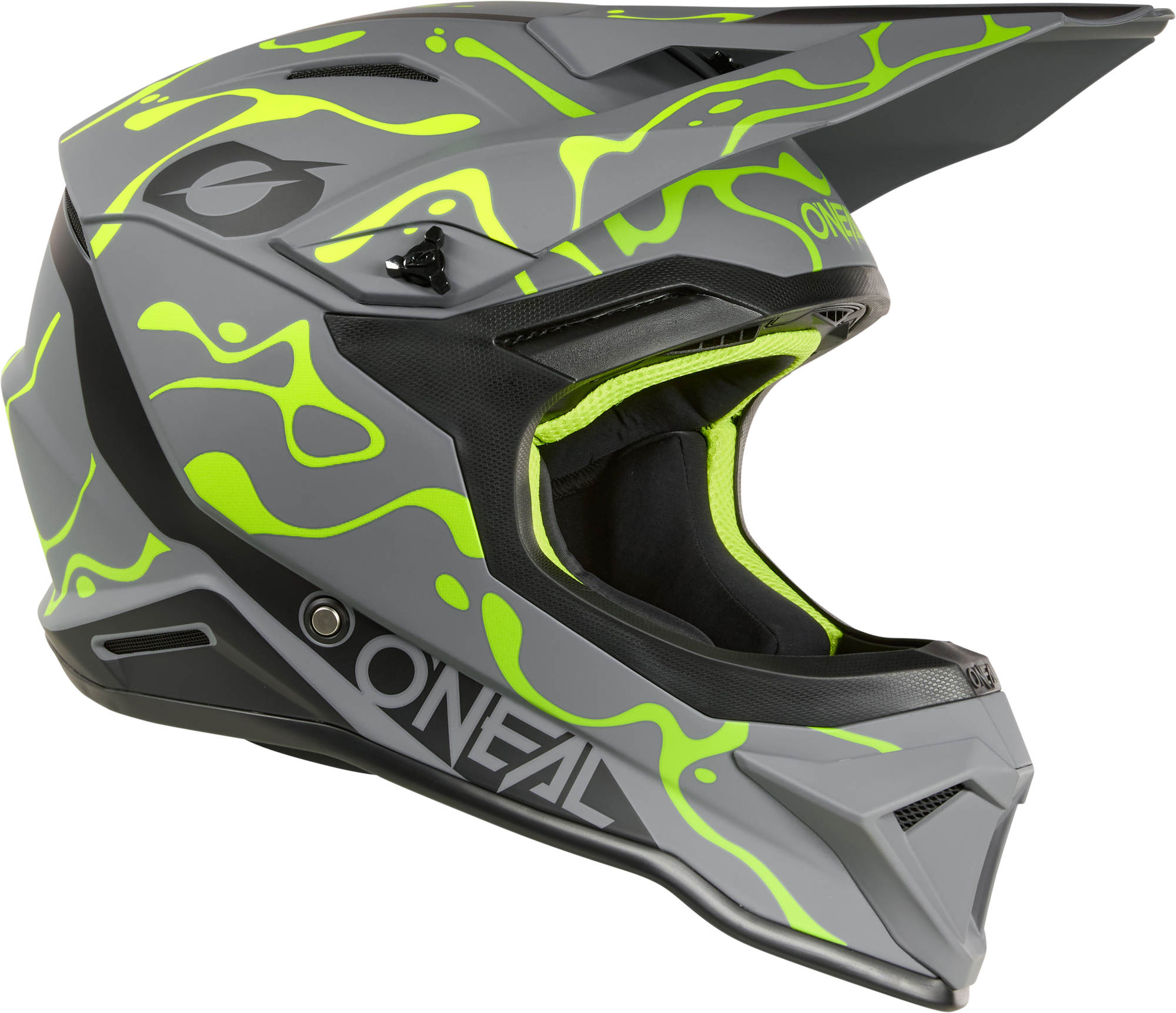 Oneal 1SRS SPLASH Motorcross helm grijs/neon geel M (57/58) Figuur 3