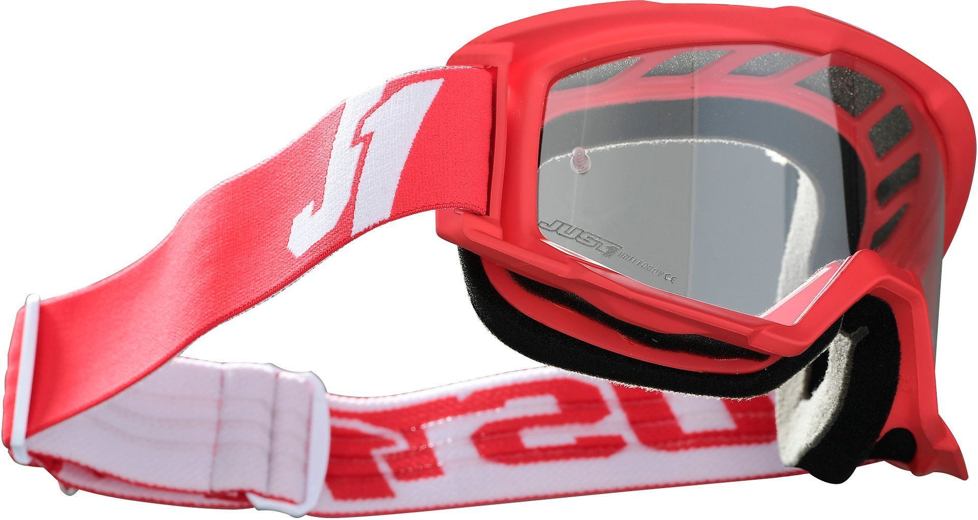 Just1 Vitro Ochelari de motocross Roșu/Alb Figura 3