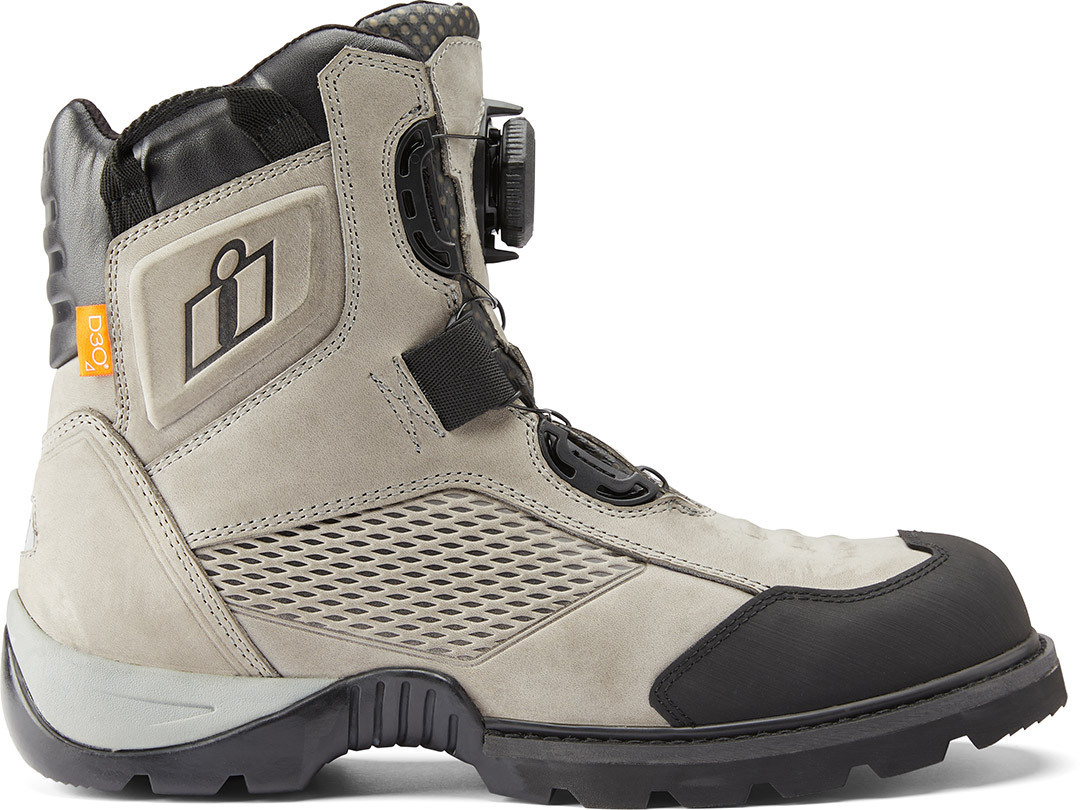 Icon Stormhawk WP botas impermeables Motorcyclce gris 9 (43) Figura 2
