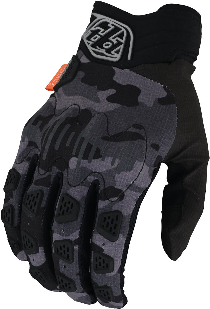 Troy_lee_designs Men's Black/Camouflage Troy Lee Designs Scout Gambit Camo Motocross Gloves