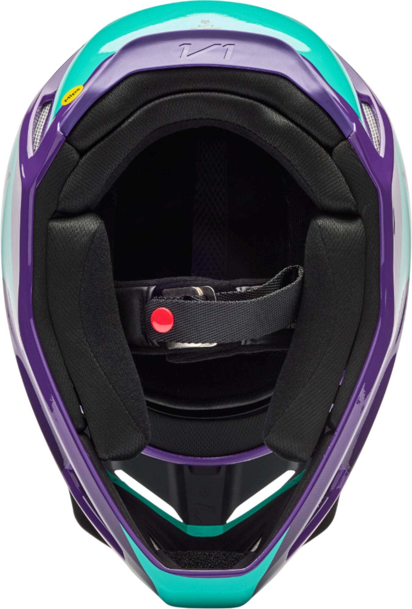 FOX V1 Collect Casco da motocross viola/verde M (57/58) Figura 6