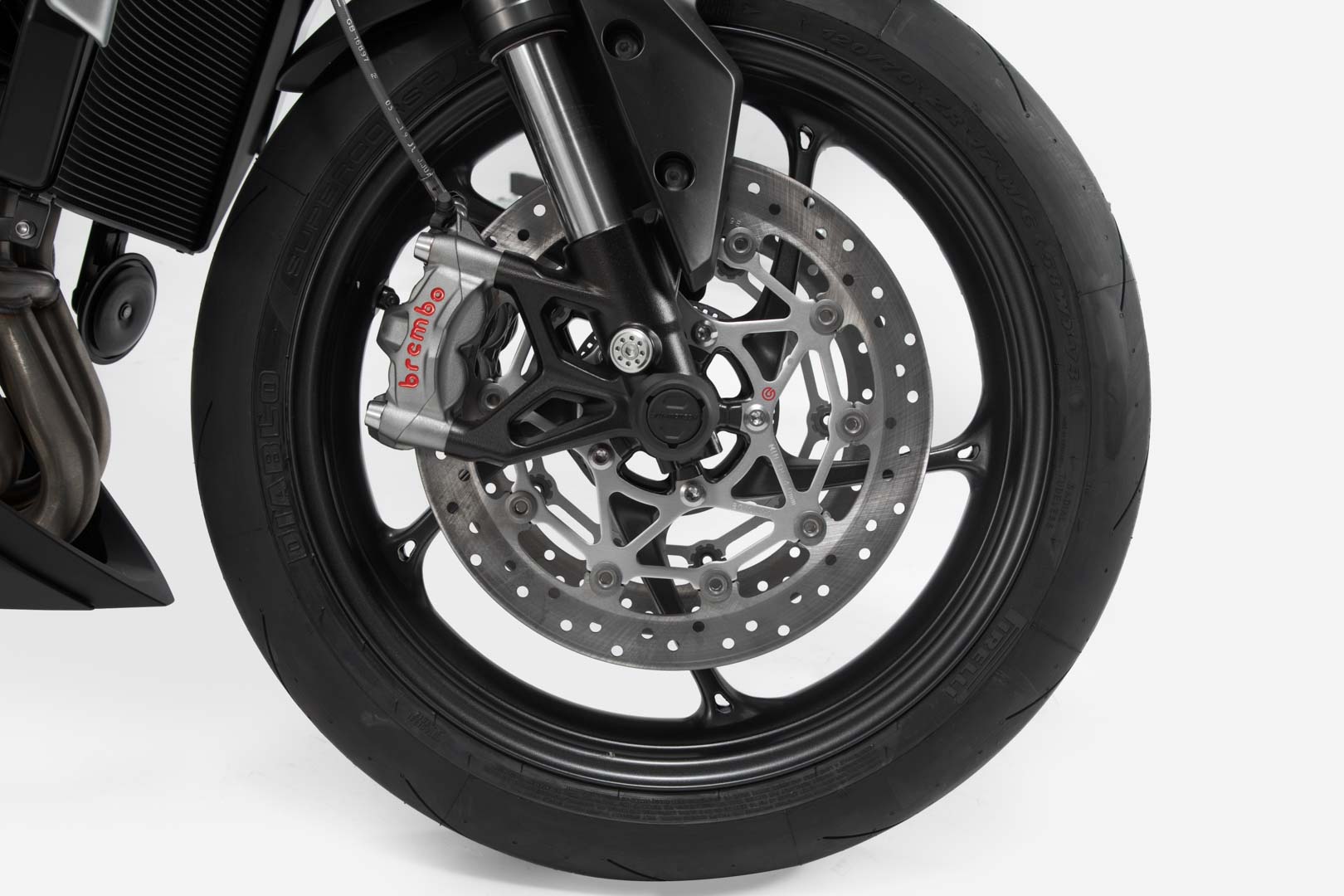 SW-Motech Slider definido para eixo dianteiro - Preto. Yamaha MT-09/Tracer (13-16), XSR900/Abar. Figura 2