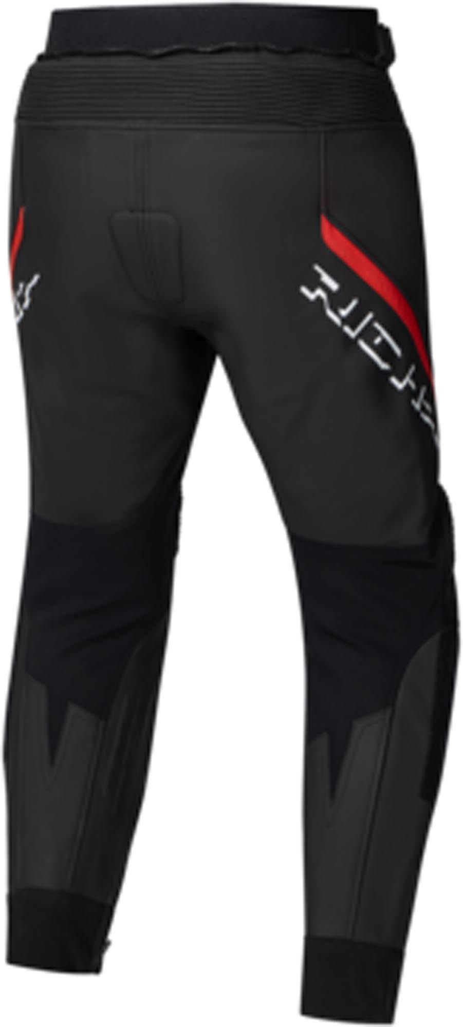 Richa Stradale Motorcycle Leather Pants black/red 58 Figure 2