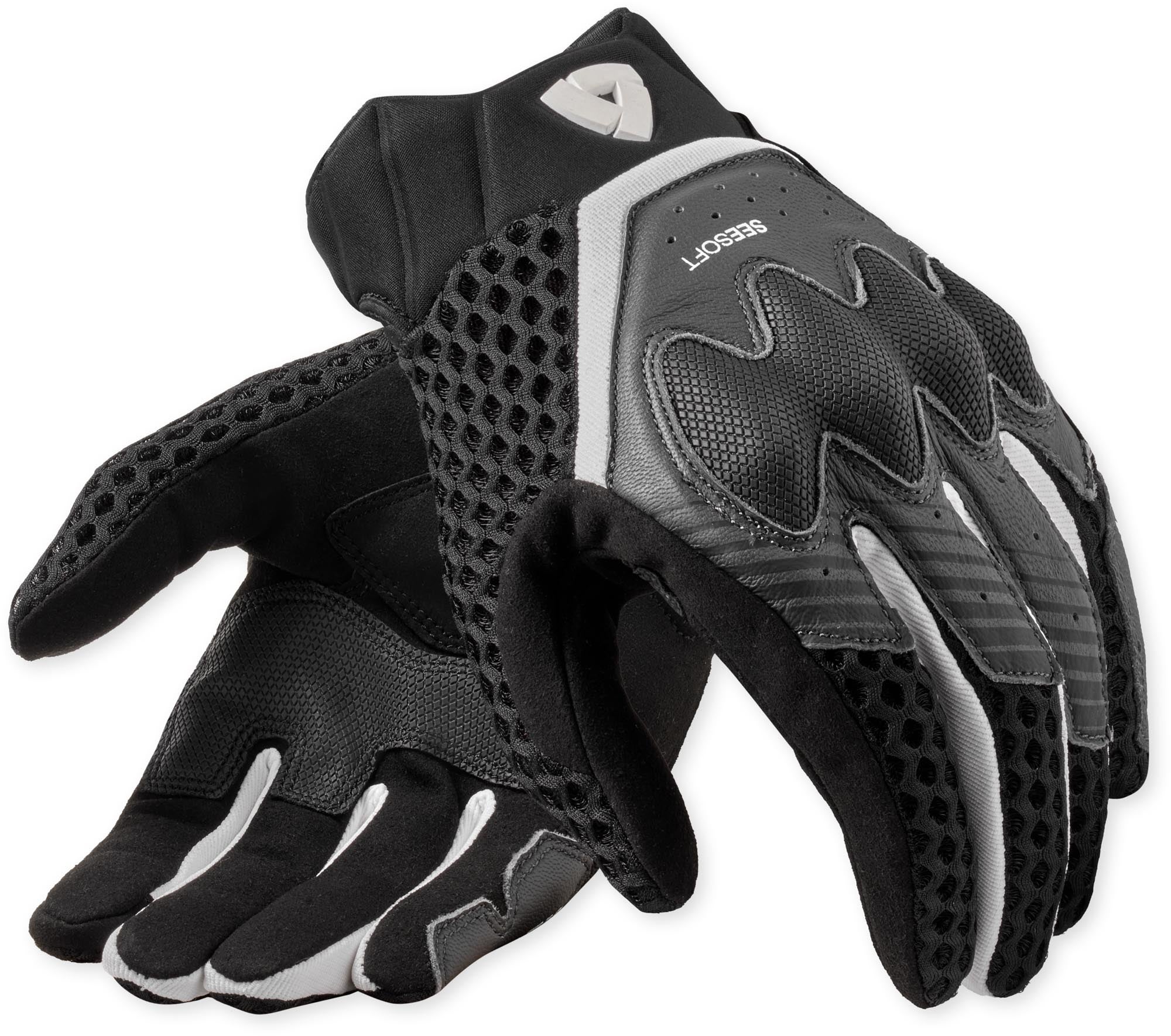 Revit Veloz Motorcykel handsker Sort/hvid L Figur 1