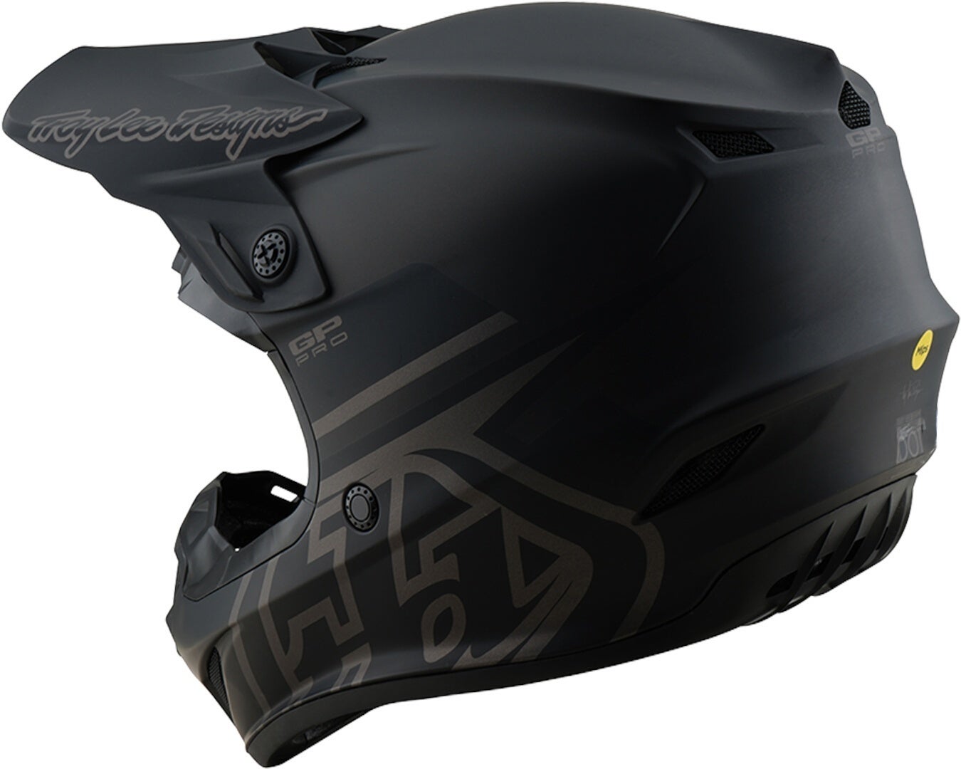 Troy Lee Designs GP Pro MIPS Mono Black Casco Motoross L (58/59) Figura 3