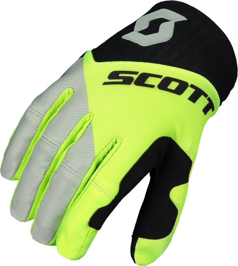 Scott 450 Angled Regular Motocross handsker sort/gul XL Figur 1