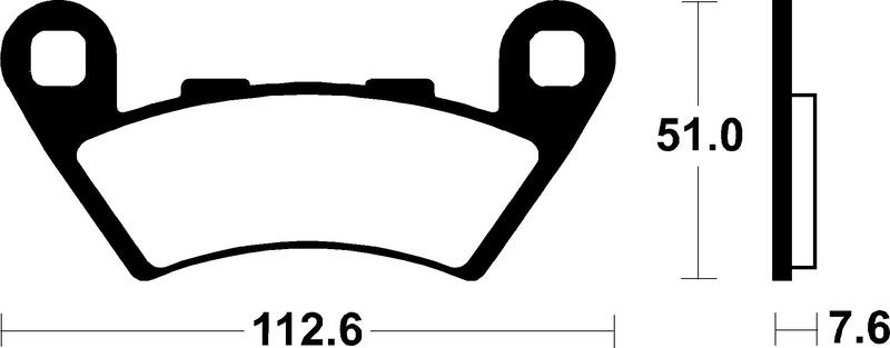TECNIUM Prestanda sintrade metallbromsbelägg - MF444 Figur 2