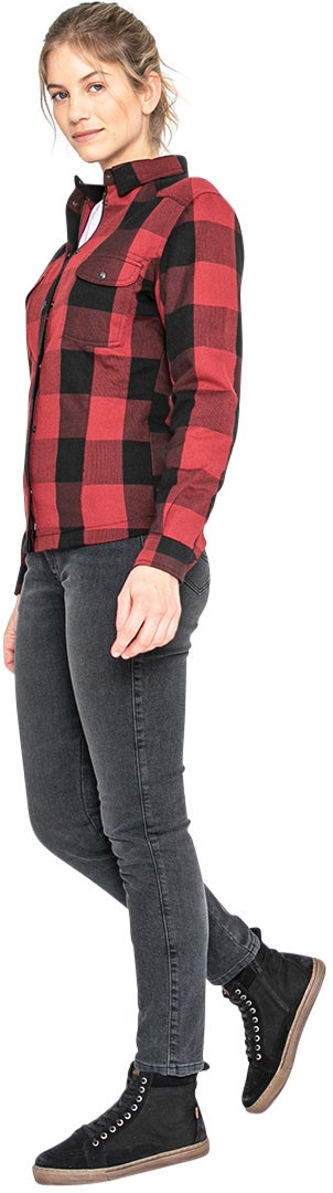 John Doe Motoshirt XTM Donna Moto Camicia nero/rosso 2XL Figura 17