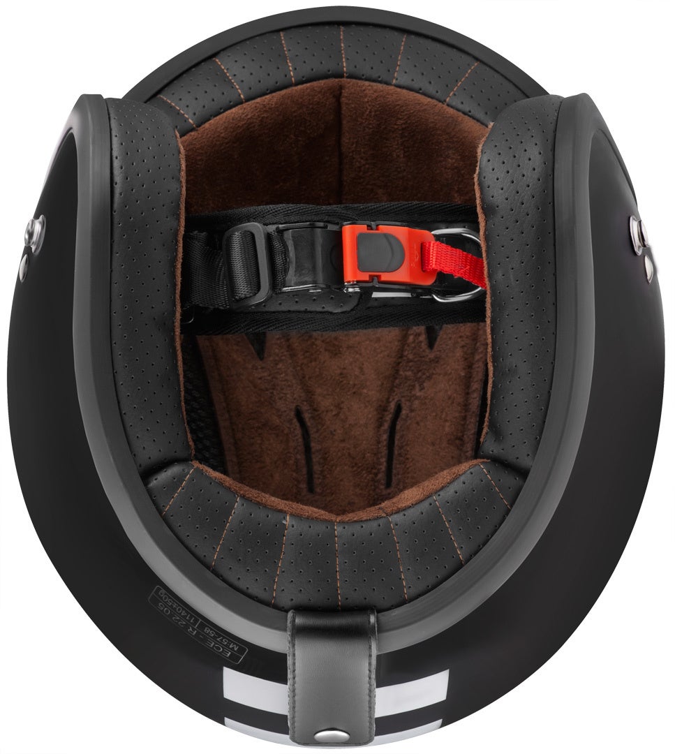 Bogotto V541 Scacco Cască cu reacție Negru mat/alb M Figura 4