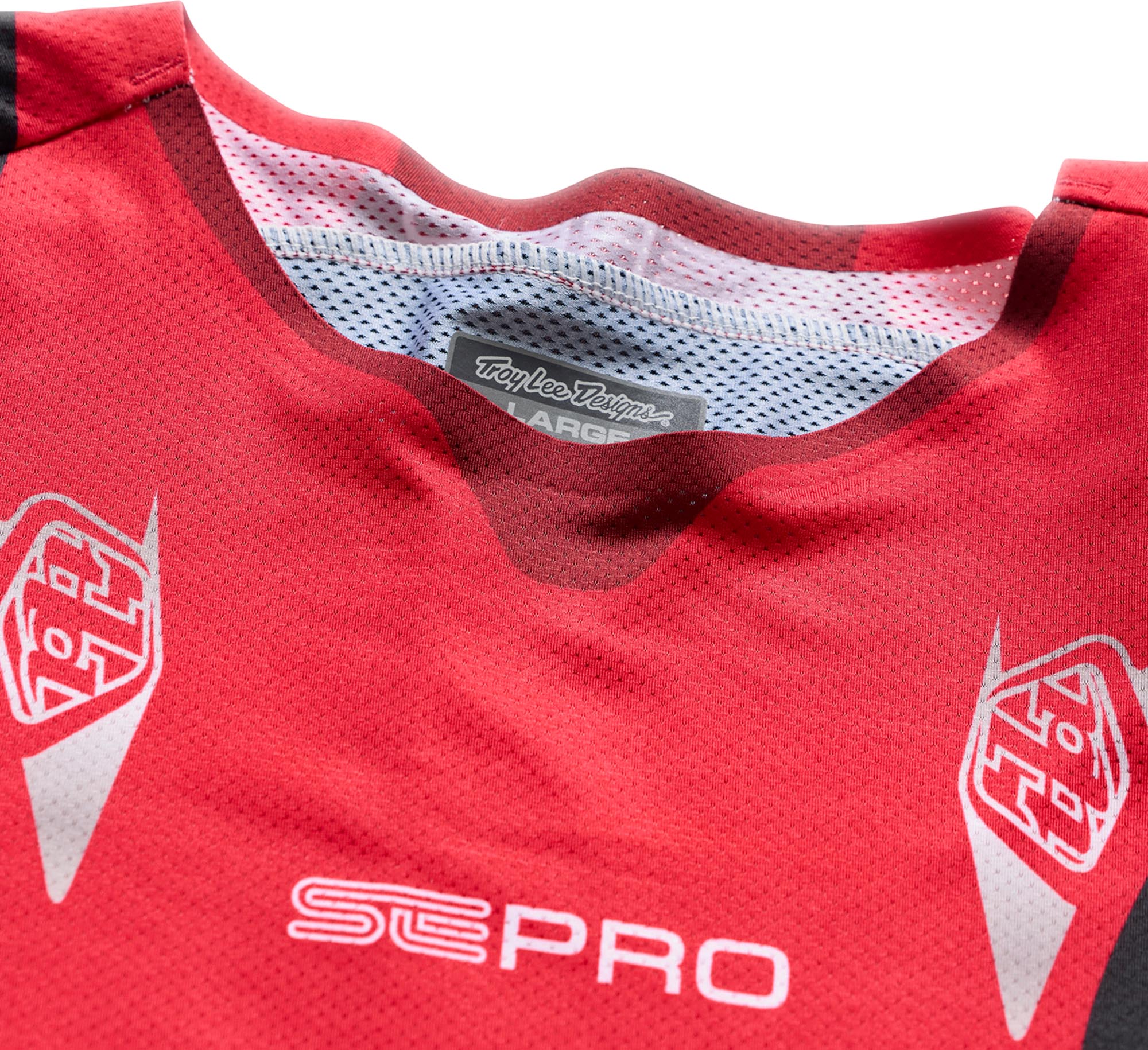 Troy Lee Designs SE Pro Salvo Motocrosstrøje rød/hvid XL Figur 7