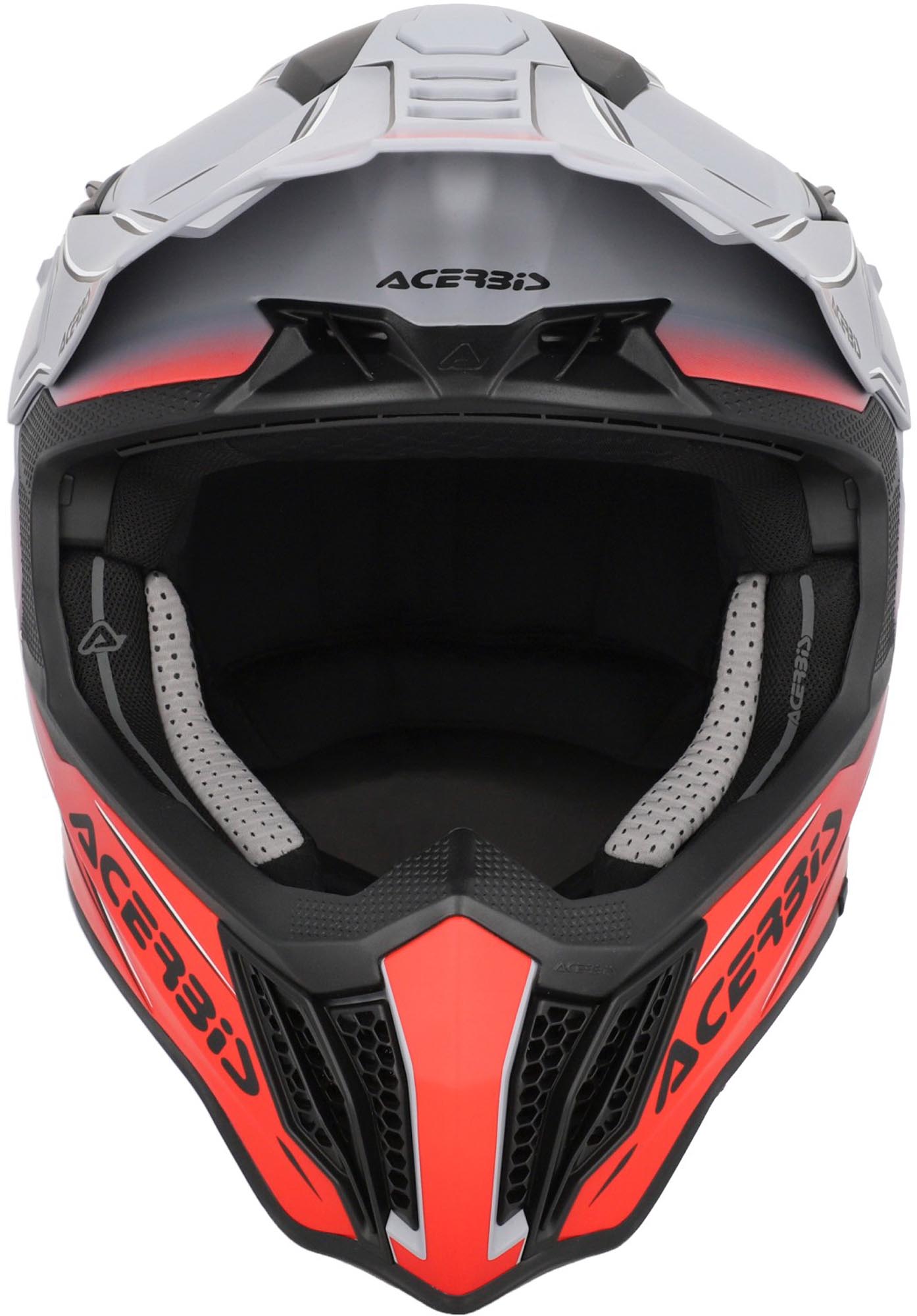 Acerbis Airstrike-X Scratch Cască de motocross Gri/roșu mat S (55/56) Figura 5