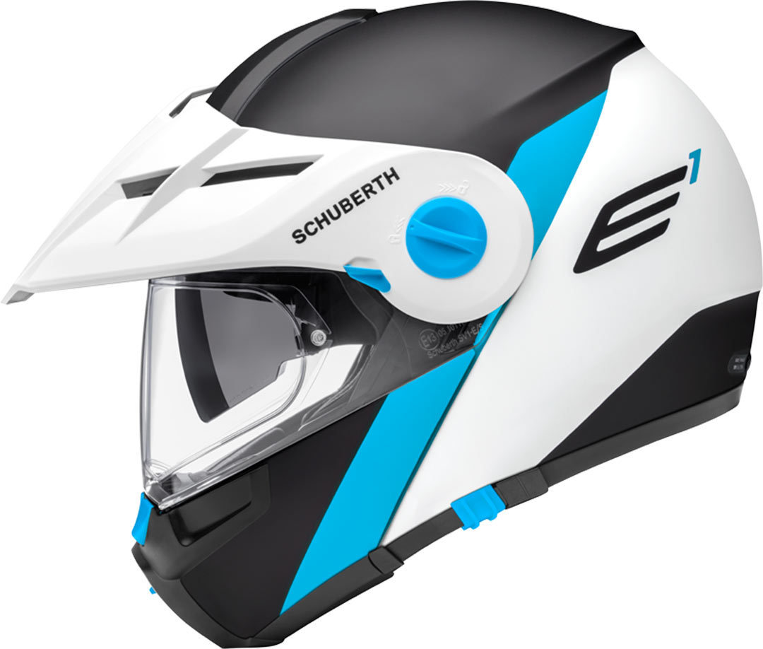 Schuberth E1 Gravity 头盔 蓝色 XL（60/61） 图2