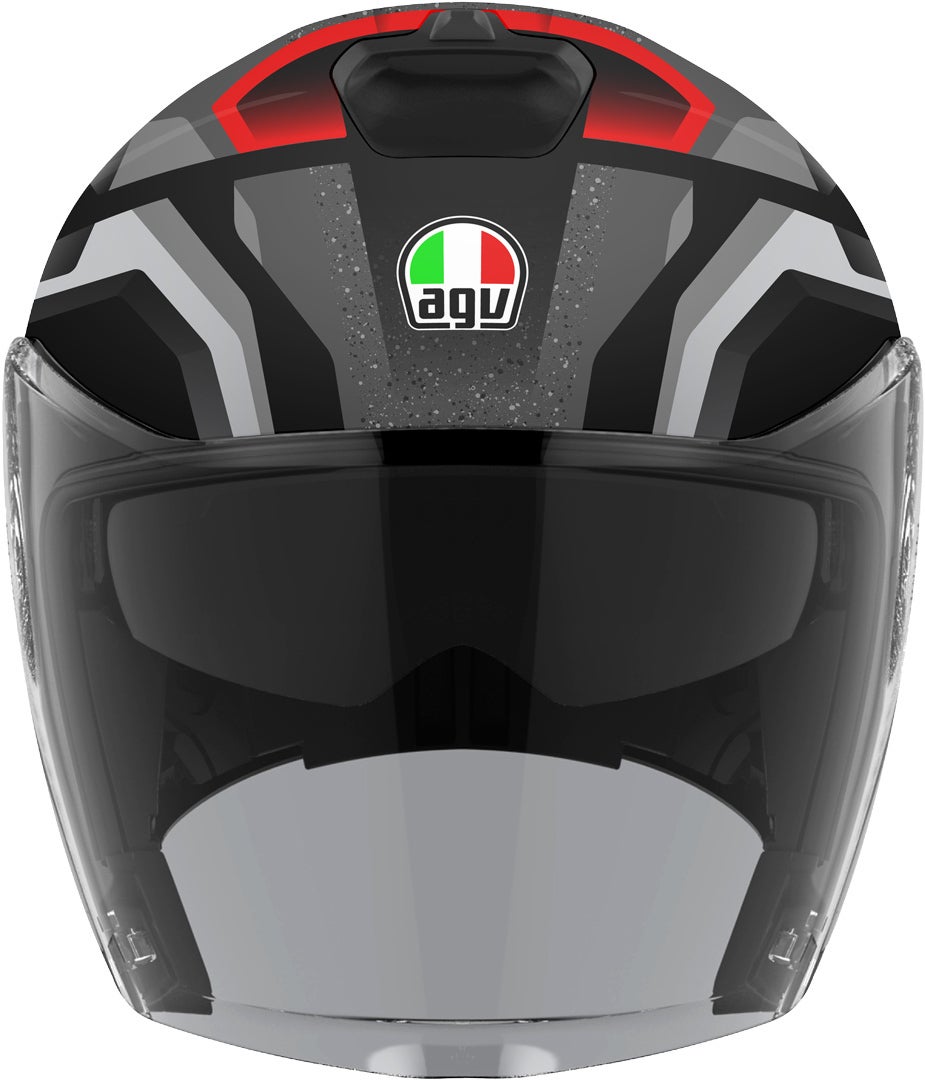 AGV Irides Zurigo Jet hjelm sort mat/grå L (59/60) Figur 1