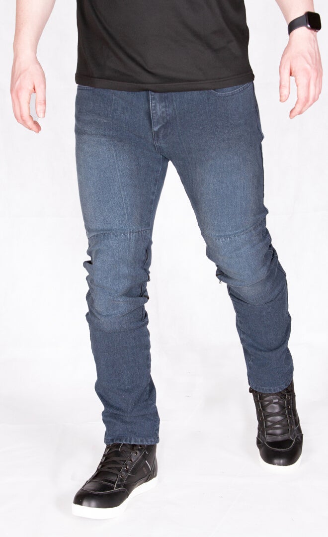 Side view of Merlin Stretford Aramide Motorcycle Jeans