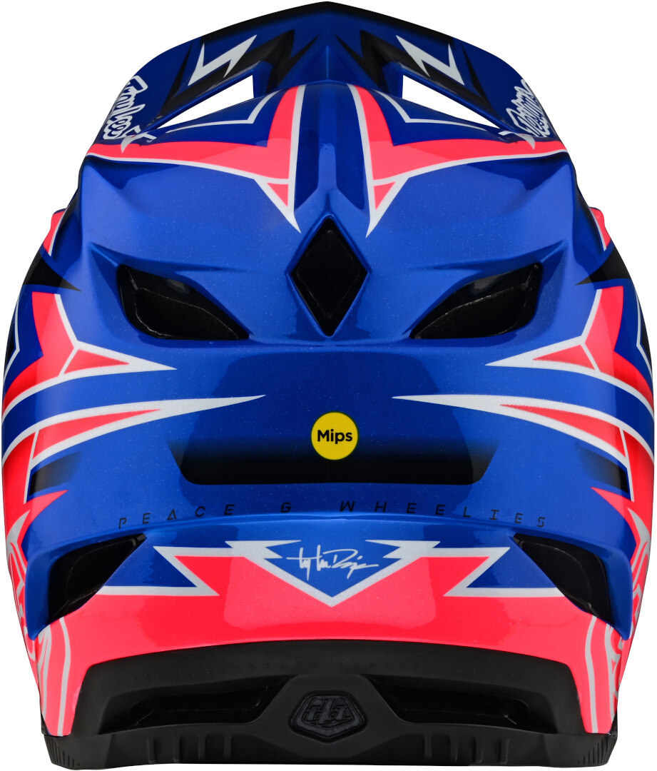Troy Lee Designs D4 MIPS Composite Volt Downhill Helm blau L (58/59) Abbildung 6