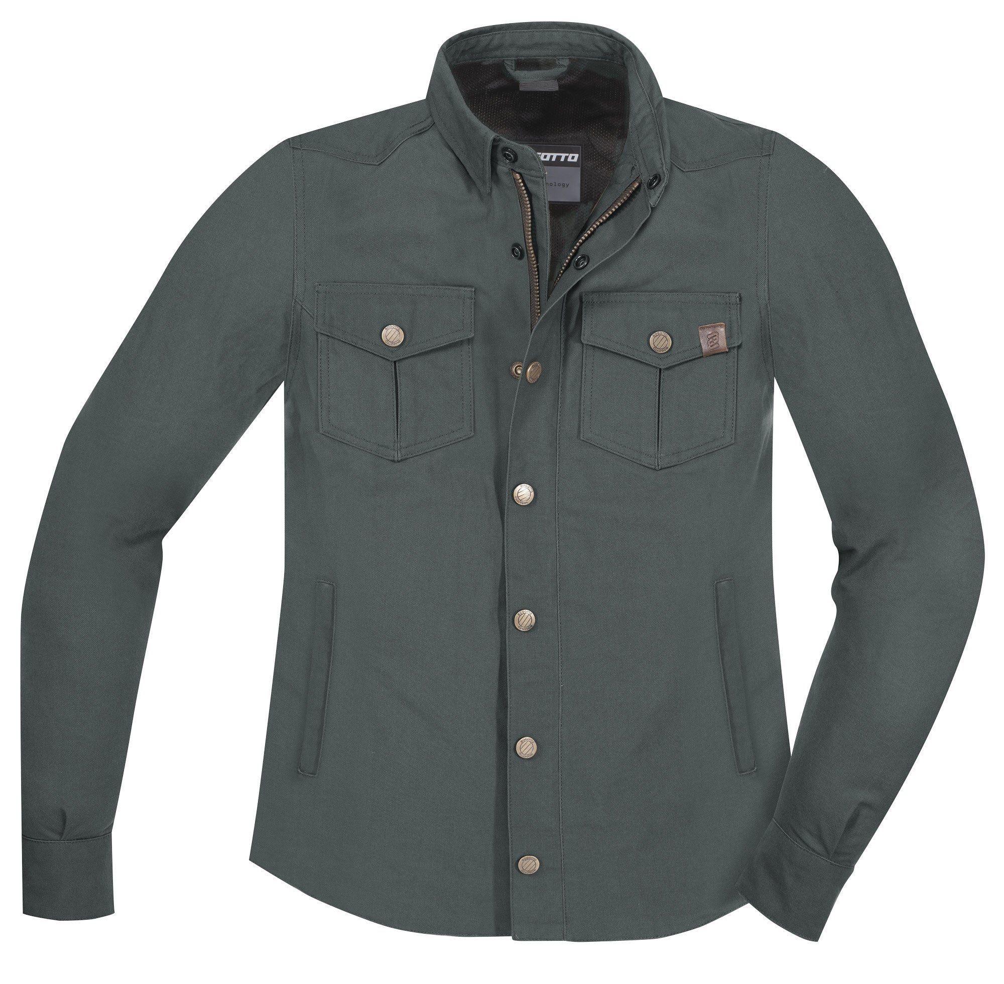 Bogotto Furrow Camicia da moto Verde XXL Figura 4