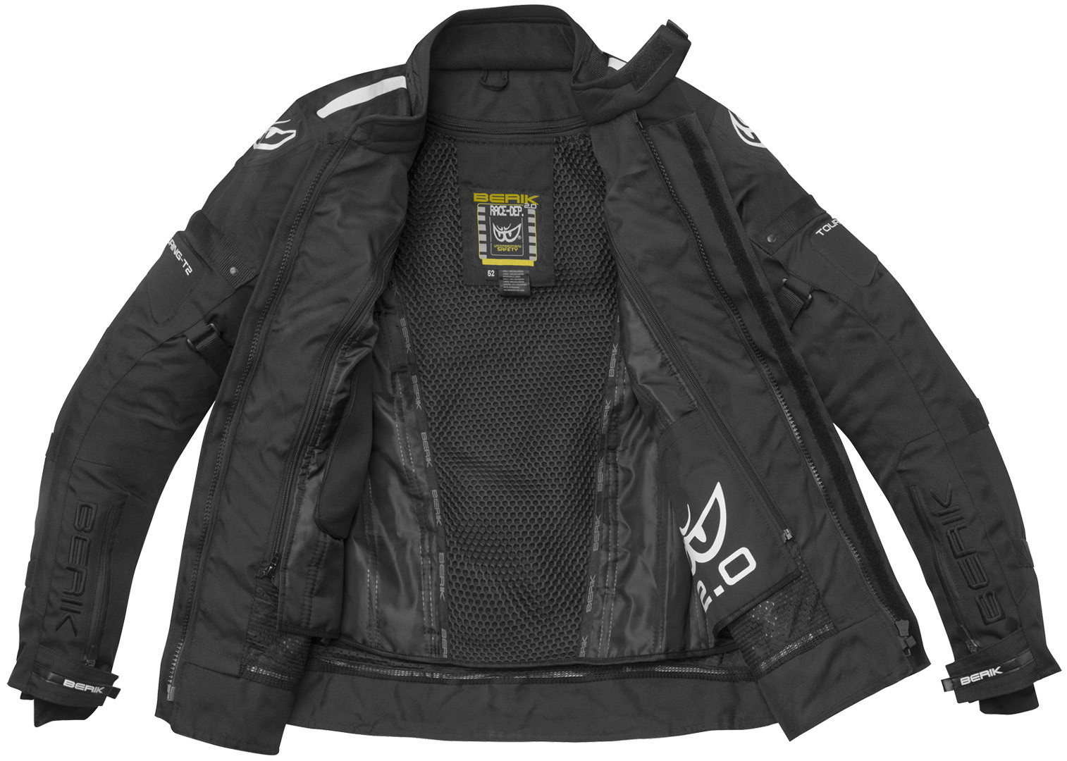 Berik Spencer waterproof Motorcycle Textile Jacket black 52 Figure 4