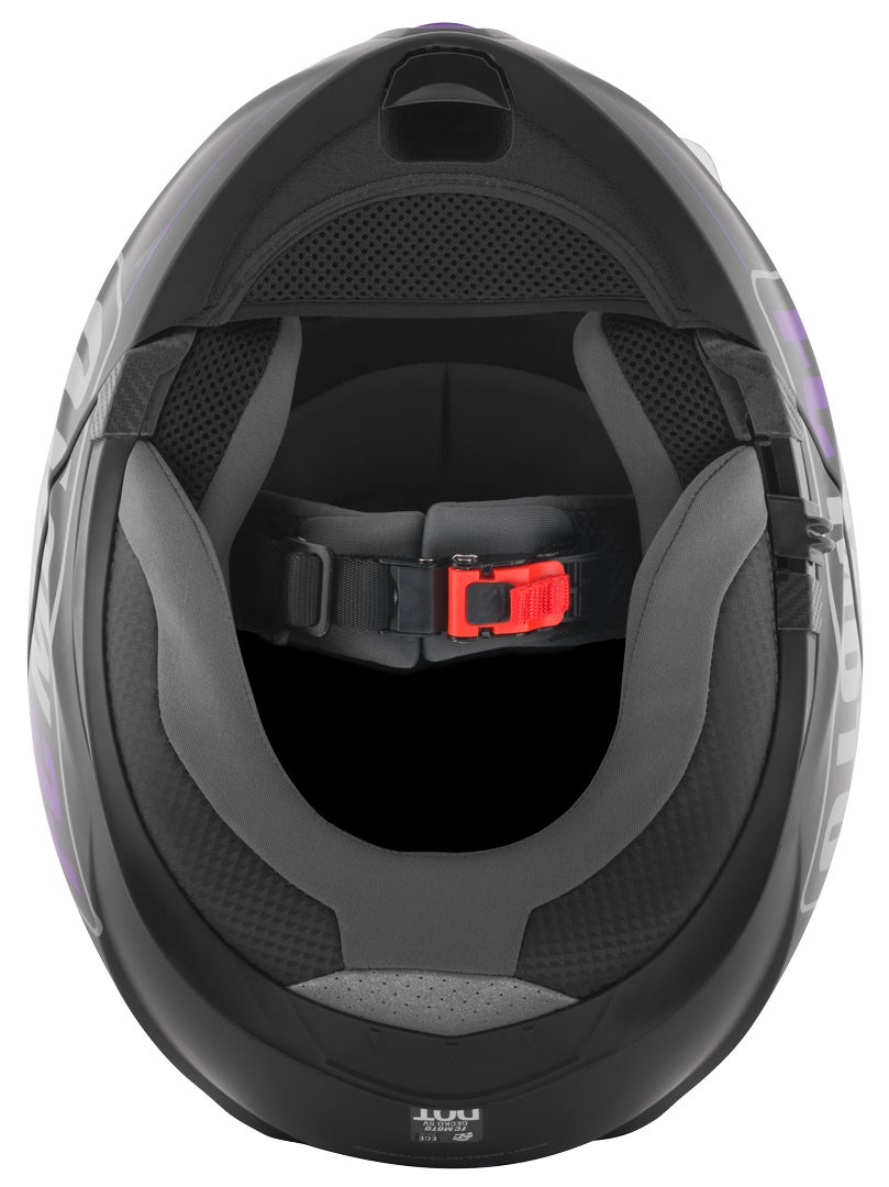 FC-Moto Novo Straight Casco nero/viola L (59/60) Figura 8