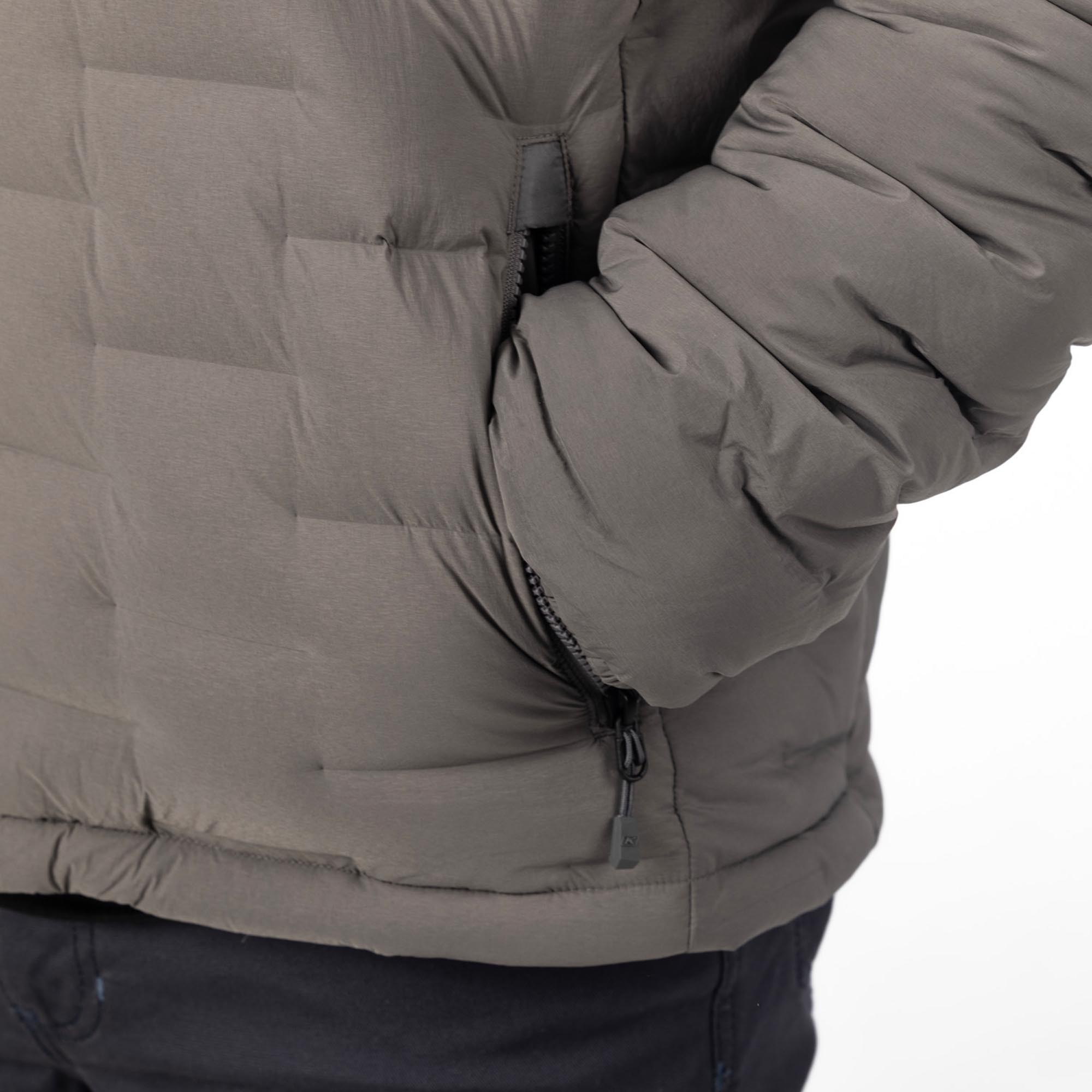Klim Boulder Stretch Down Hooded Jacket grey 3XL Figure 8
