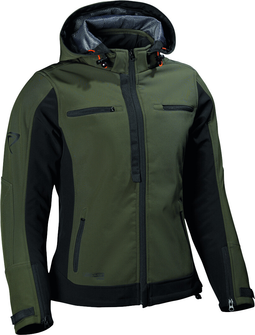 DIFI Jamie 2 Aerotex Urban vattentät Damer Motorcykel Textil Jacka grön/svart 40 Figur 1