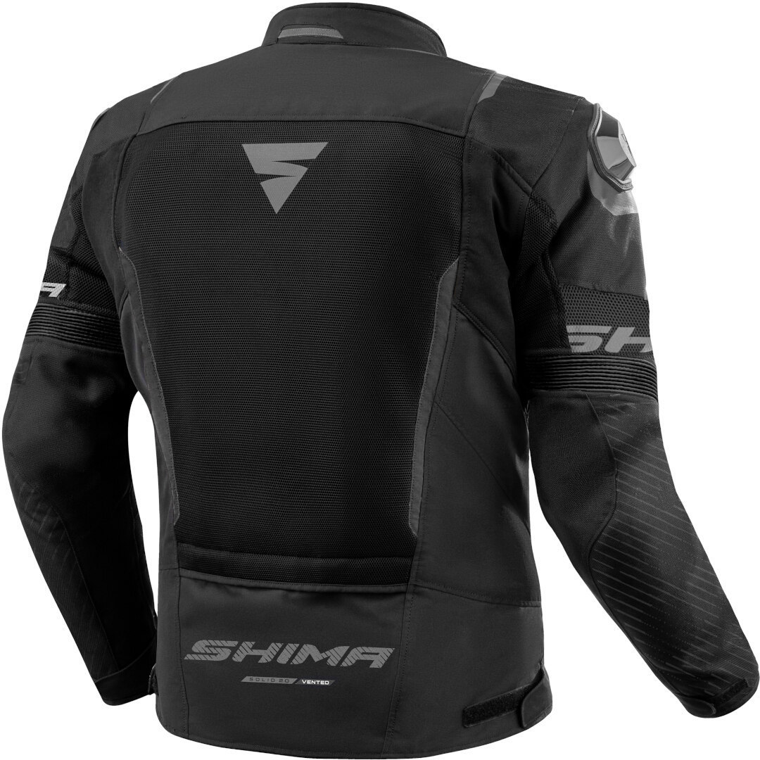 SHIMA Solid 2.0 Vented wasserdichte Motorrad Textiljacke schwarz M Abbildung 2