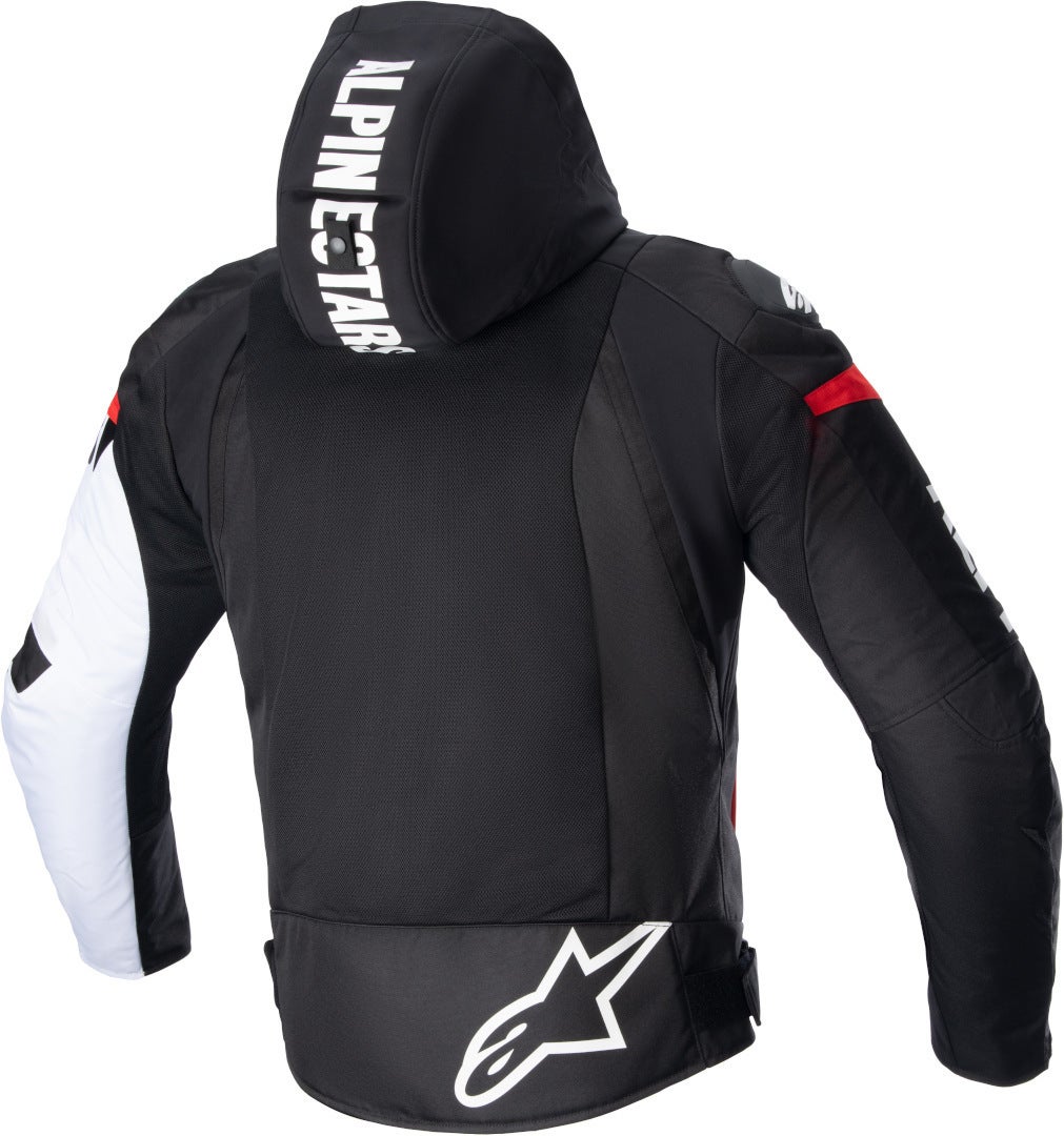 Alpinestars Zaca Air Motorrad Textiljacke schwarz/weiß/rot L Abbildung 2