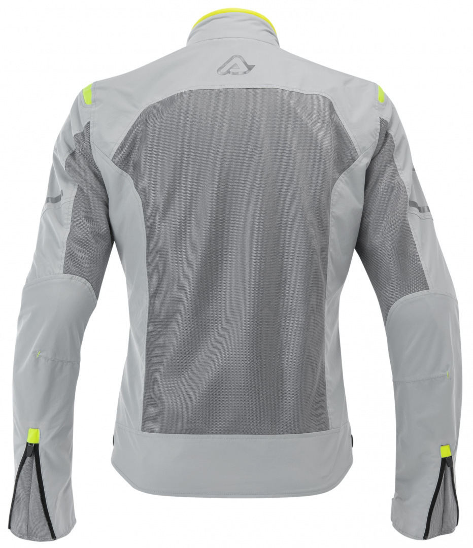 Acerbis Ramsey Vented Ladies Motorcycle Textile Jacket grey/yellow S Figure 2