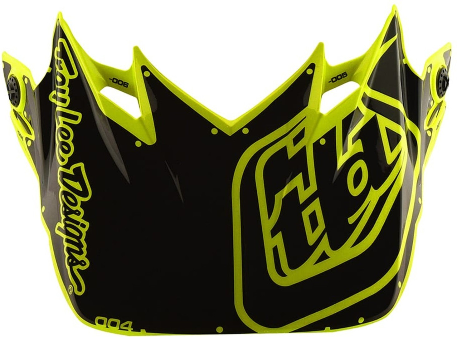 Troy Lee Designs SE4 Factory Scutul de cască de motocross galben Figura 1