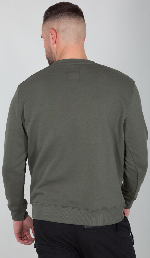 Alpha Industries Basic Sweatshirt groen L Figuur 2
