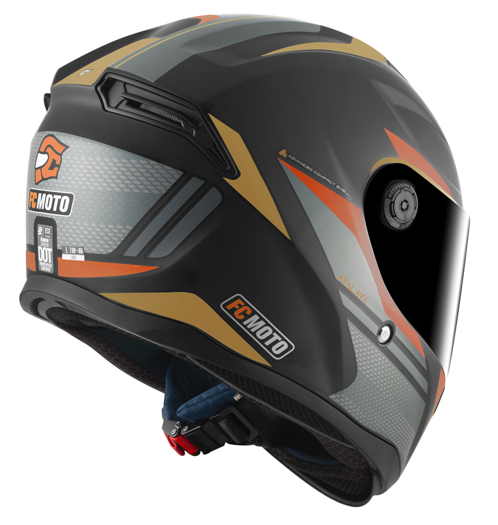 FC-Moto FF114B Zeron Cască Negru mat/portocaliu S Figura 5