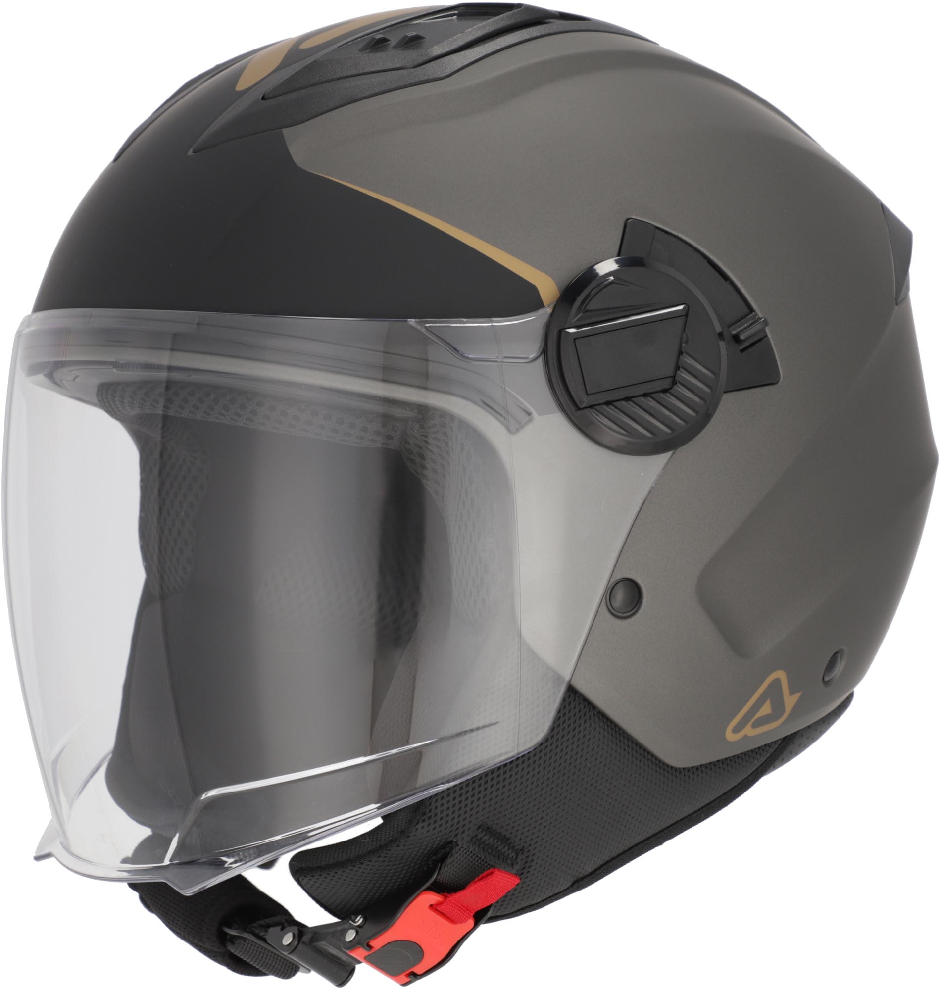 Acerbis Levante Logo Cască cu reacție Negru mat/antracit/bronz XL (60/61) Figura 1
