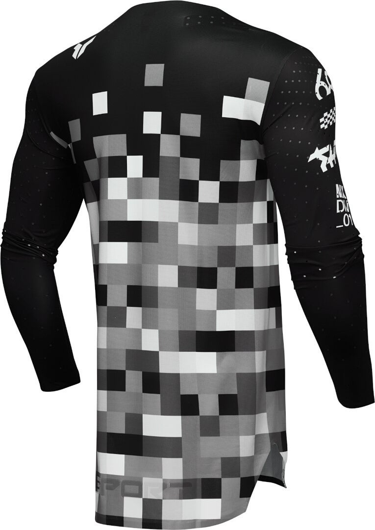 Thor Sportmode Riot Motocross trøje sort/grå/hvid XXL Figur 3