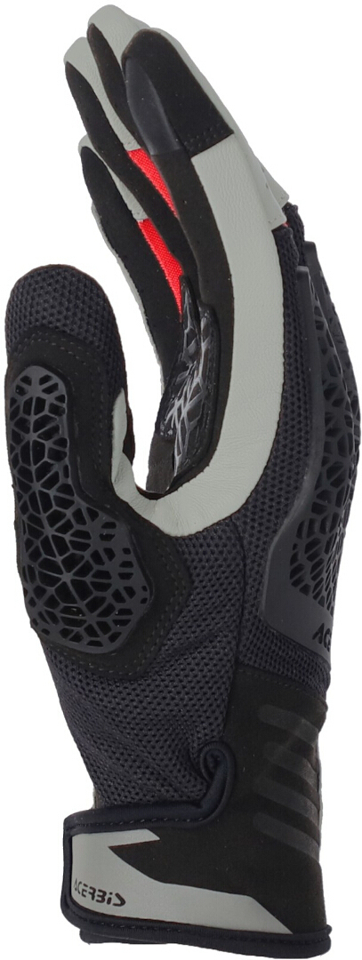 Acerbis Crossover Motorradhandschuhe schwarz/grau/rot M Abbildung 3