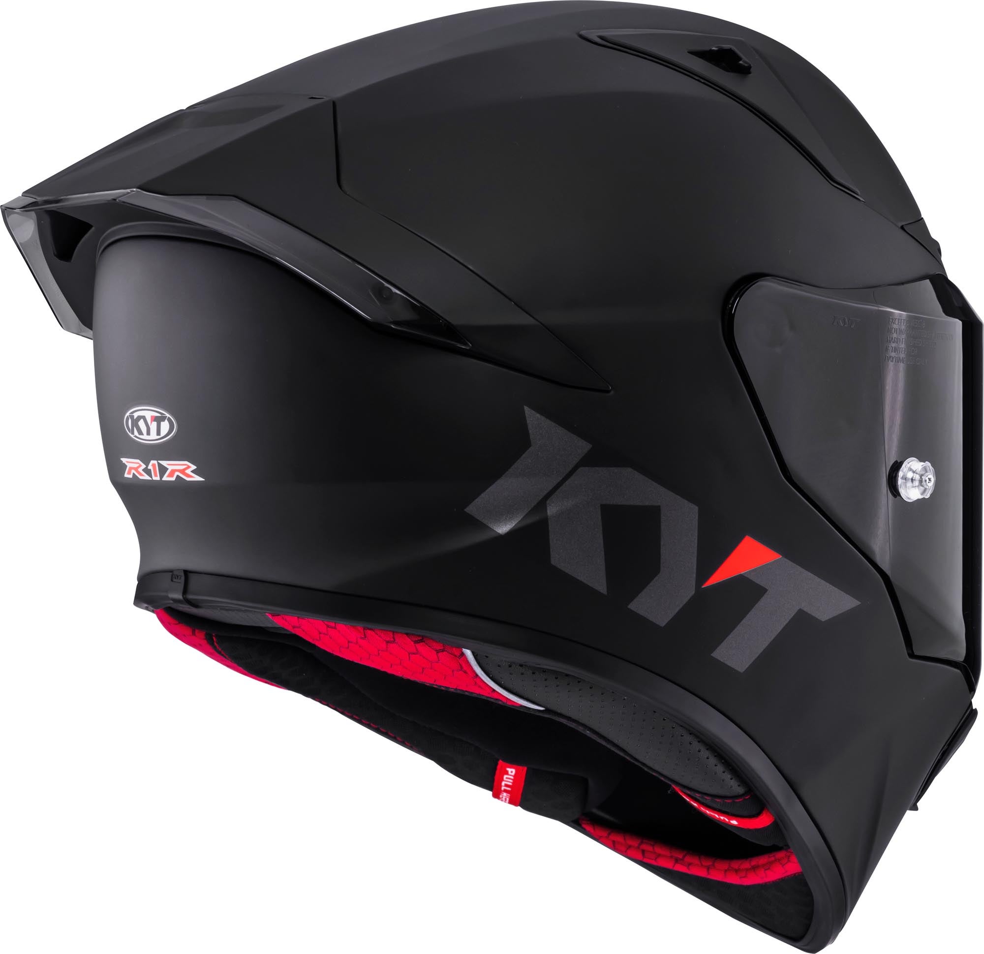 KYT R1R Plain Capacete Black Matt XL (61/62) Figura 5