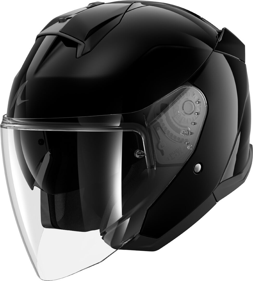 Shark Skwal Jet Blank Cască cu reacție negru M (57/58) Figura 1