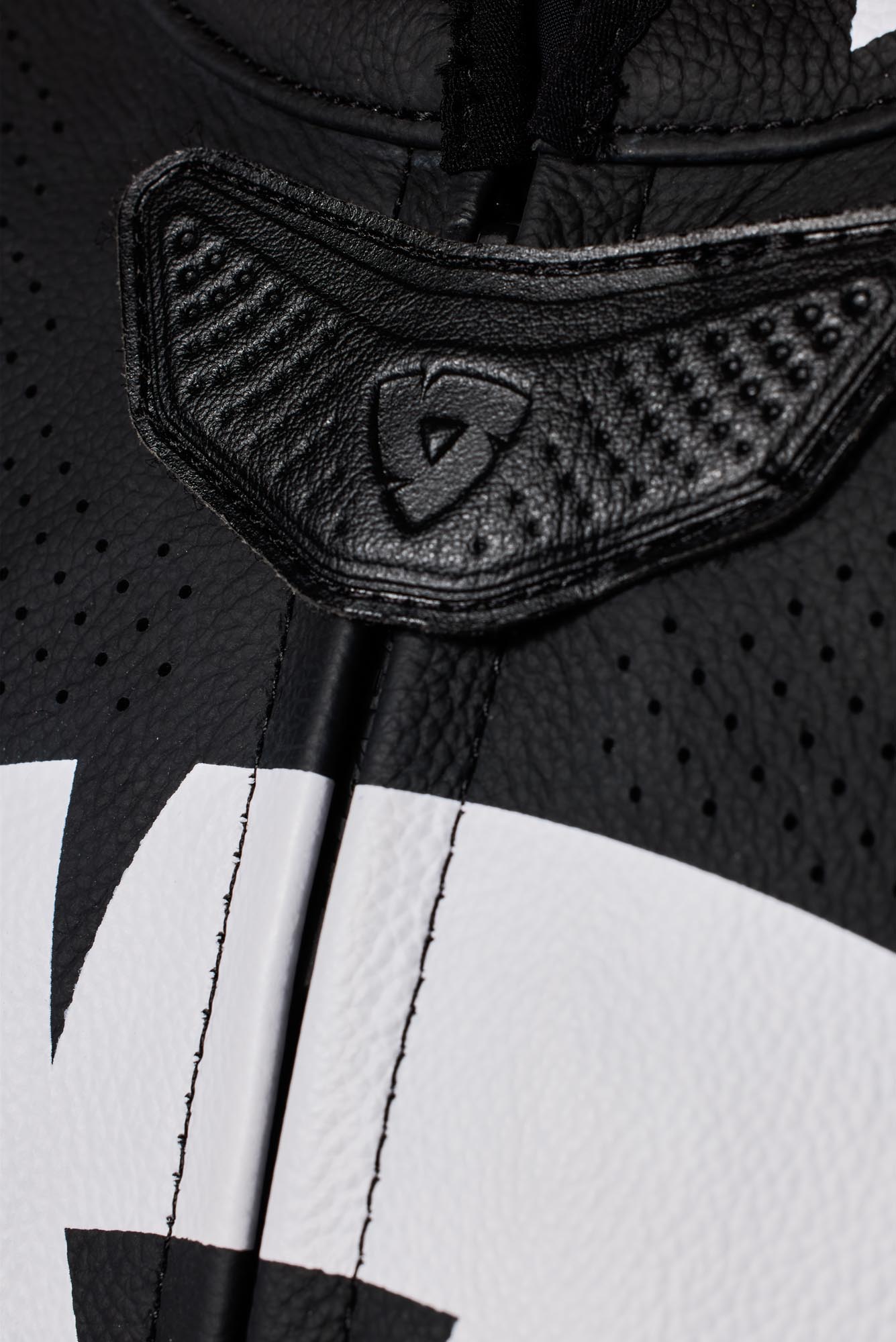 Side view of Revit Argon 3 perforated One Piece Motorcycle Leather Suit