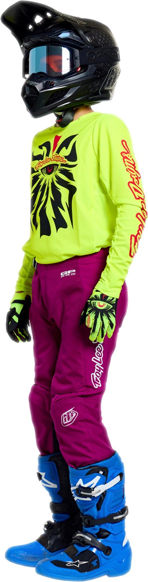 Troy Lee Designs GP Pro Cyclops Jugend Motocross Jersey neon-gelb L Abbildung 4