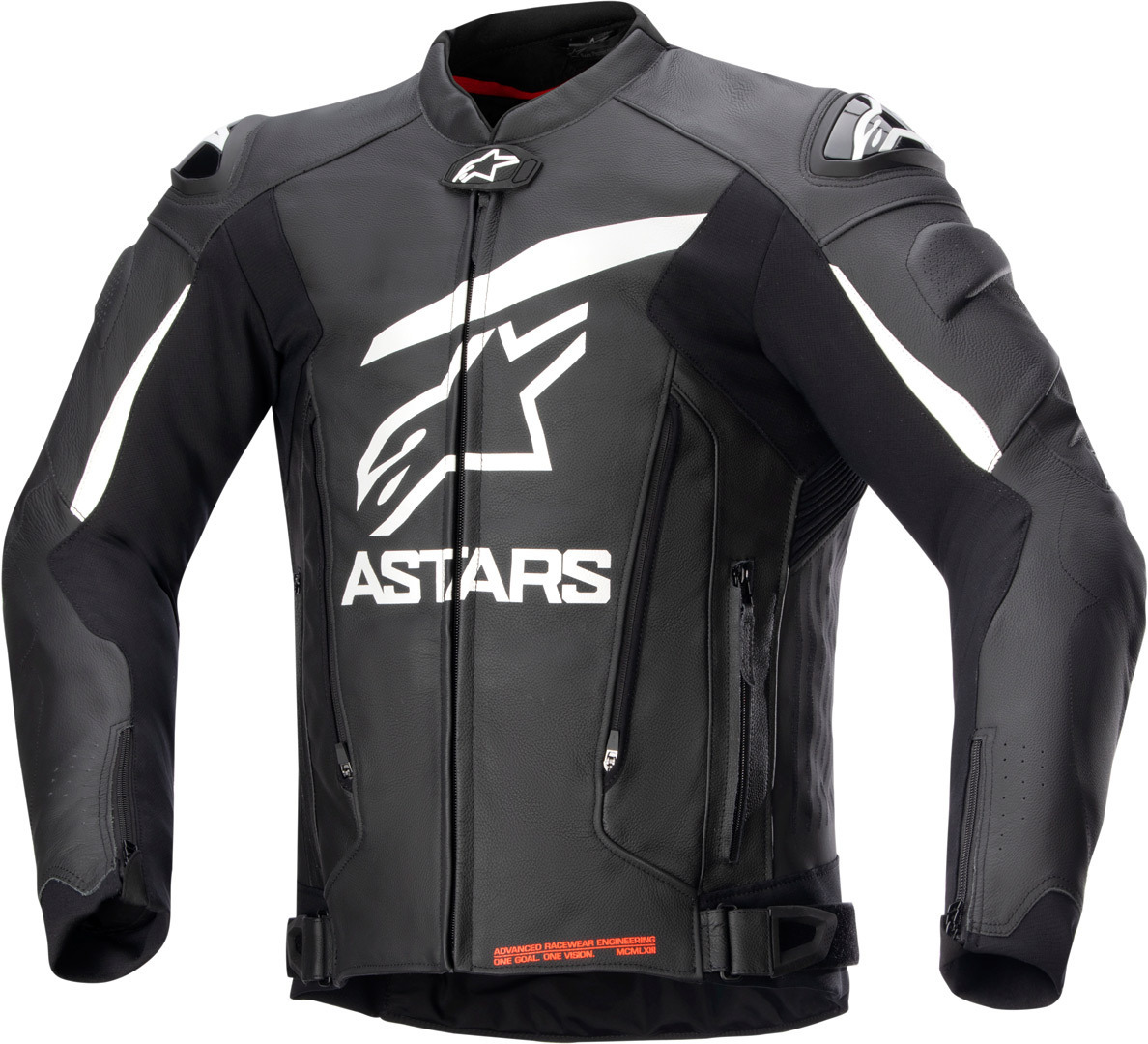 Alpinestars GP Plus V4 Motorcycle Leather Jacket black/white 50 Figure 1