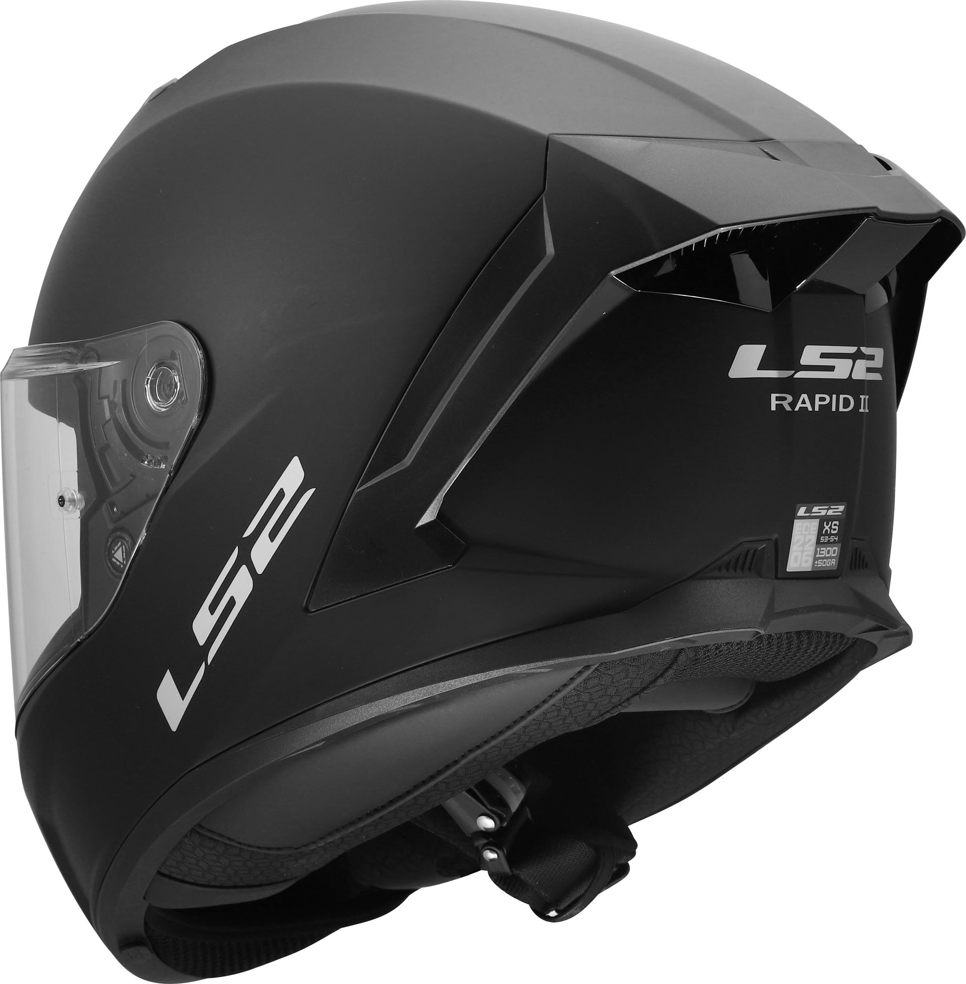 LS2 FF820 Rapid III Helm Black Matt M (57/58) Figuur 3