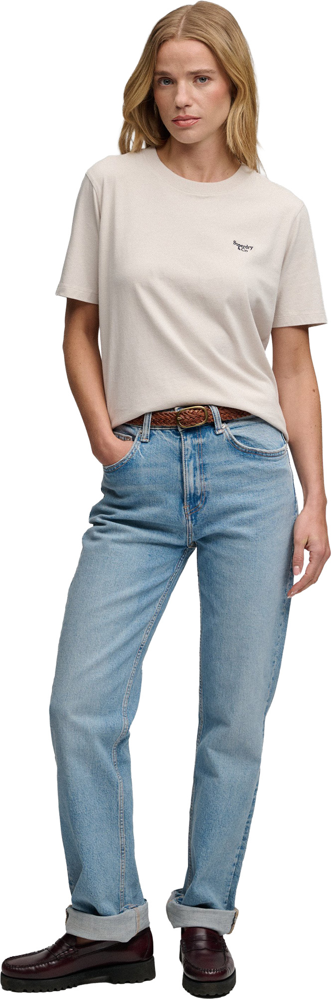 Superdry & Co Signature Tricou pentru femei Gri 16 Figura 3