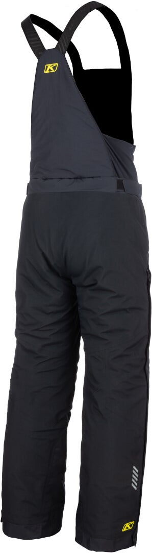 Klim Keweenaw 2025 waterproof Snowmobile Bib Pants black/grey/yellow M Figure 6