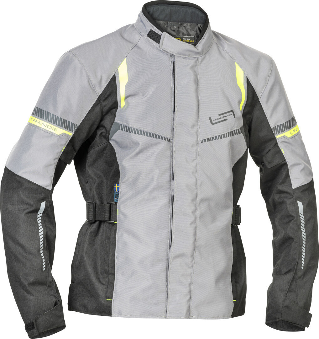 Lindstrands Backafall waterproof Motorcycle Textile Jacket light grey/black 52 Figure 1