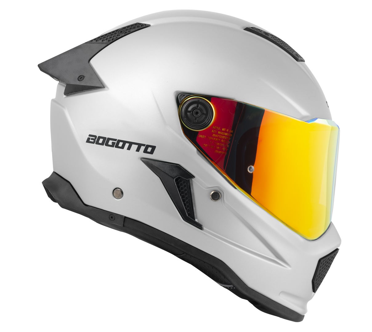 Bogotto Rapto Casco Blanco mate S Figura 10