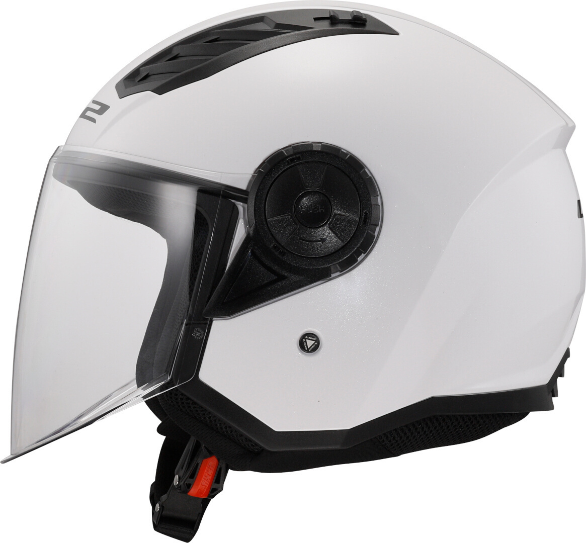 LS2 OF616 Airflow II Solid Jet Hjelm hvit XXL (63/64) Figur 2