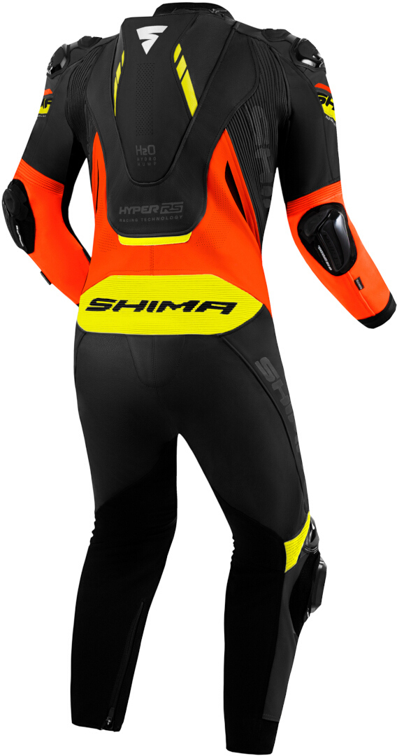 Side view of SHIMA Hyper RS perforated One Piece Motorcycle Leather Suit