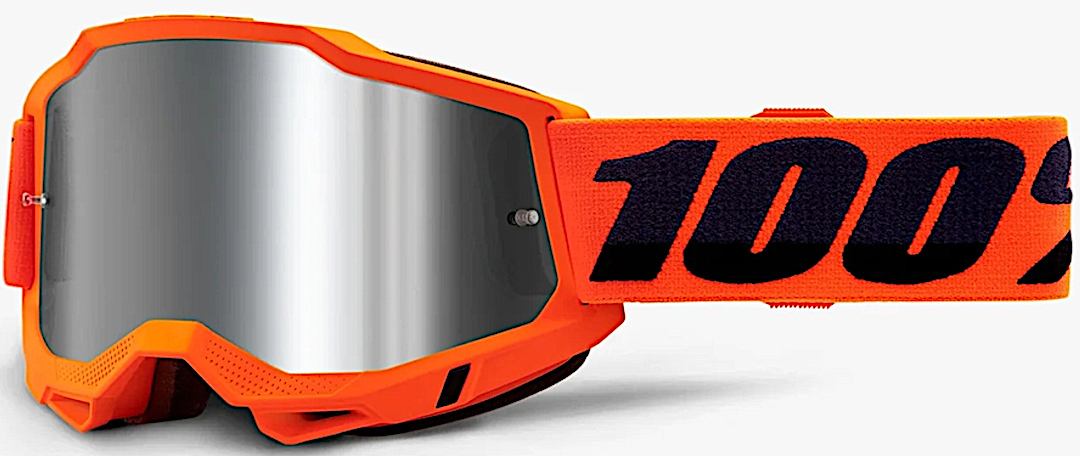 100% Accuri II Chrome Essential Motocross Glasögon Apelsin Figur 1