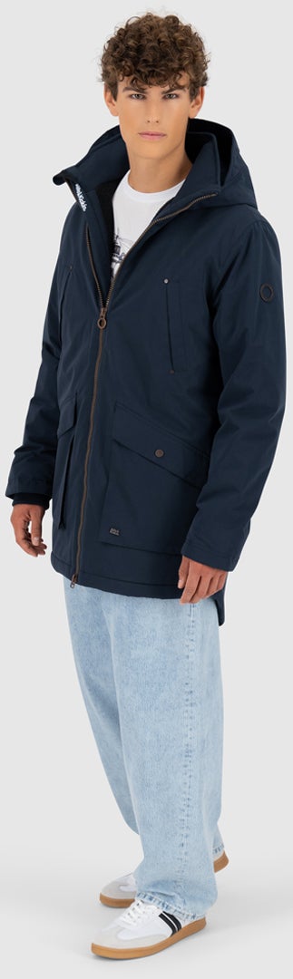 Alife And Kickin RonAK A Parka Parca azul escuro M Figura 6