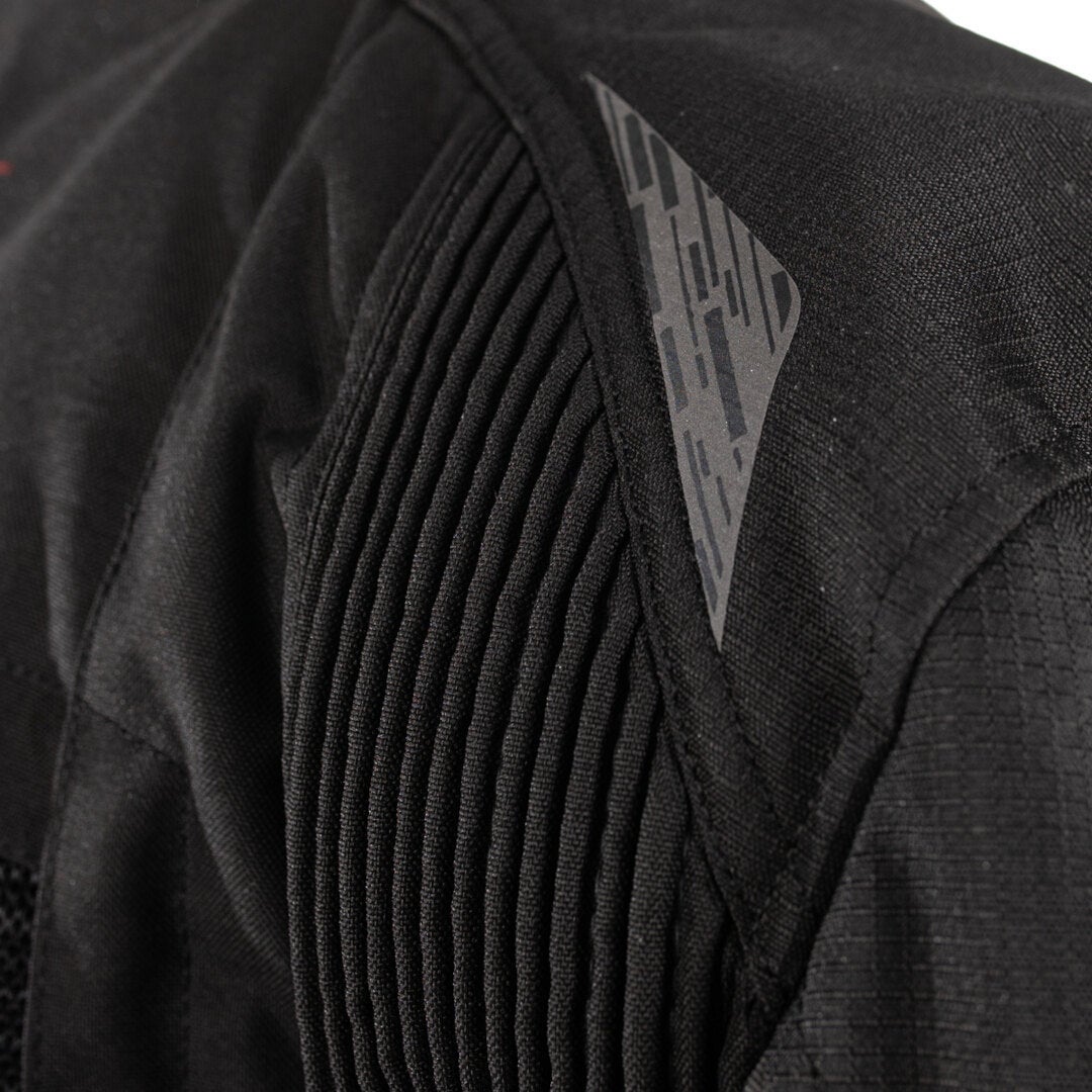 Rusty Stitches Cliff Wasserdichte Motorrad Textiljacke schwarz/grau/rot XXL Abbildung 12