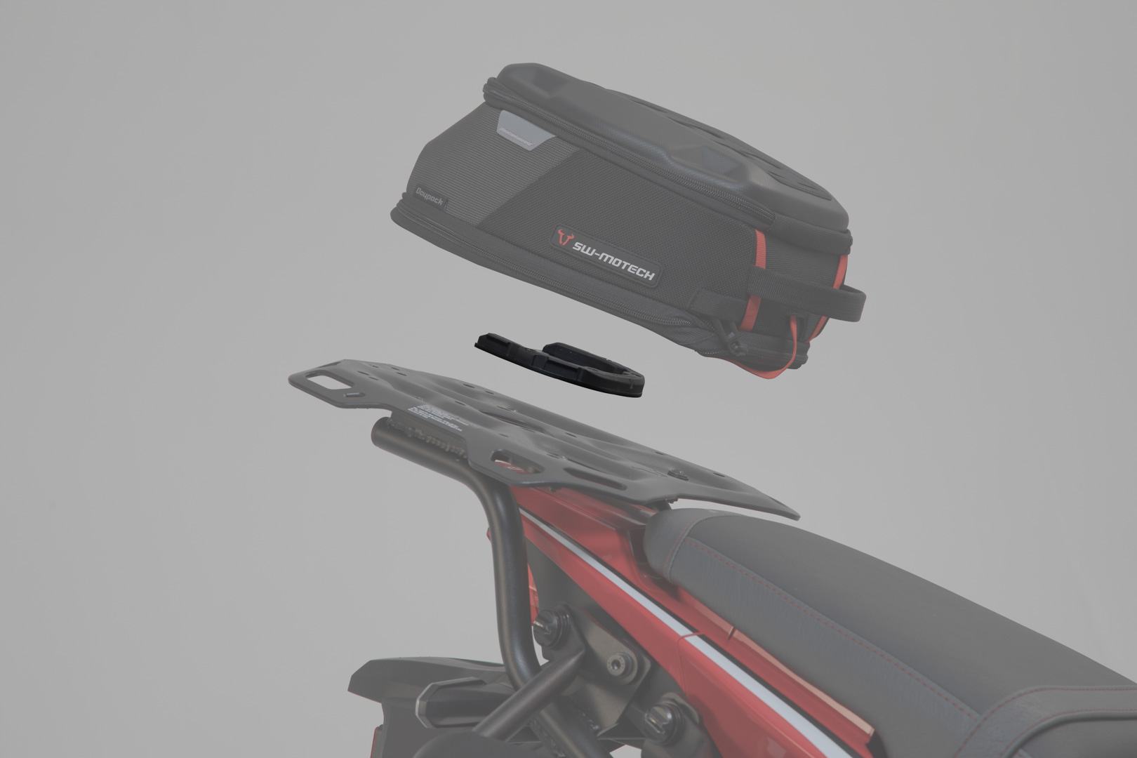 Inel de rezervor SW-Motech PRO pentru ADVENTURE - Pentru saci de rezervor PRO. Negru. Figura 1